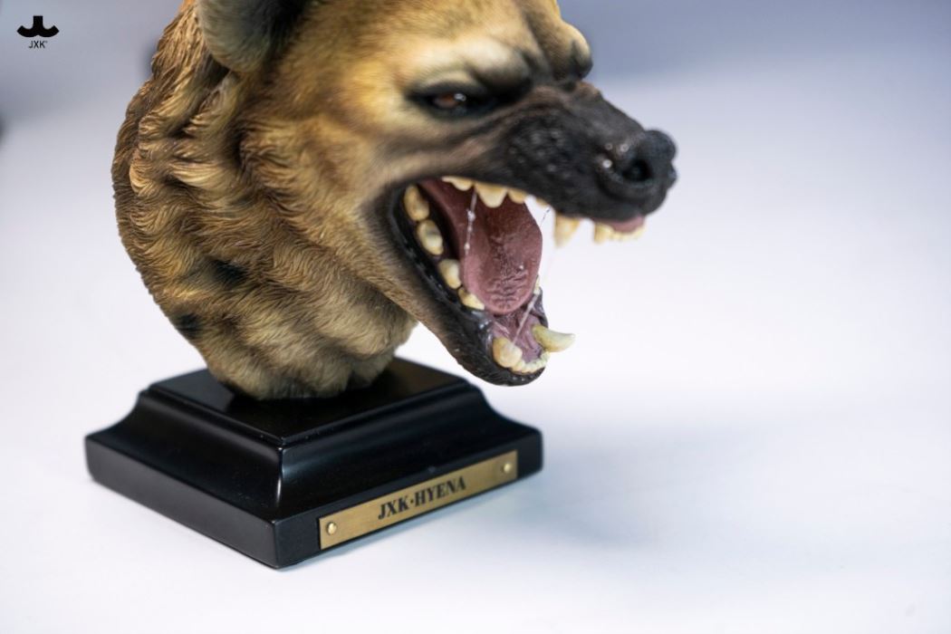 Hyena Head Sculpture