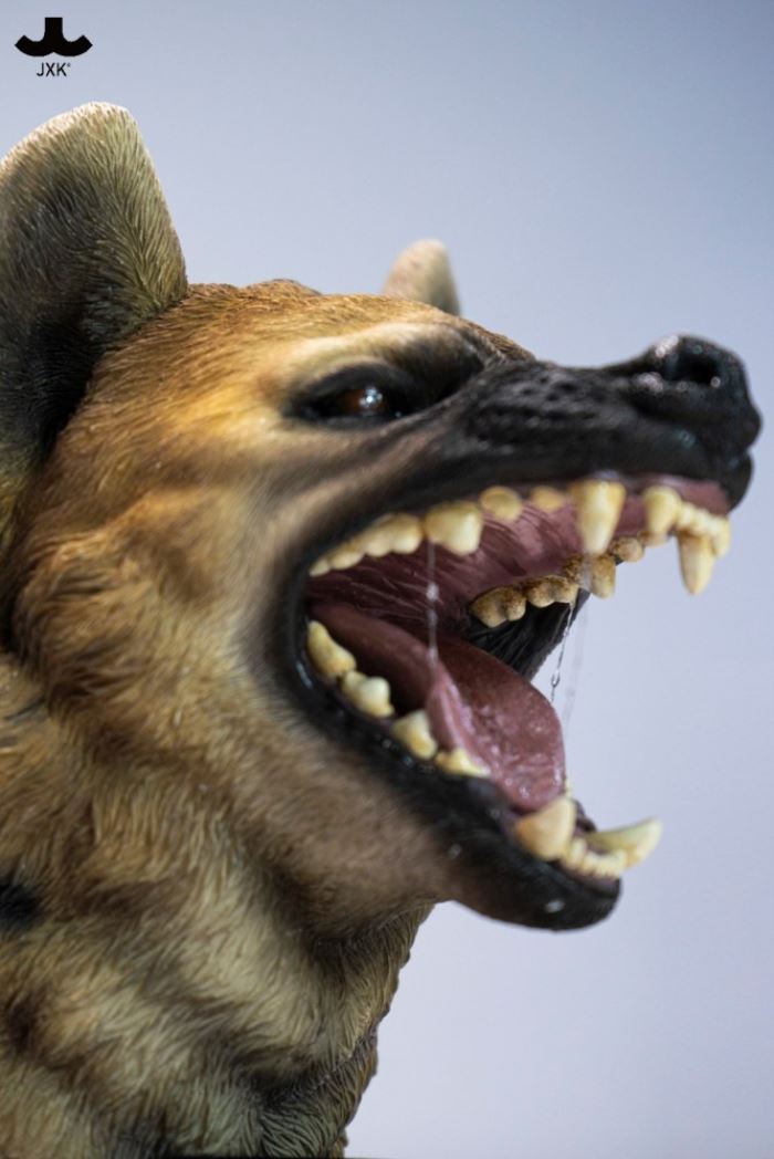 Hyena Head Sculpture