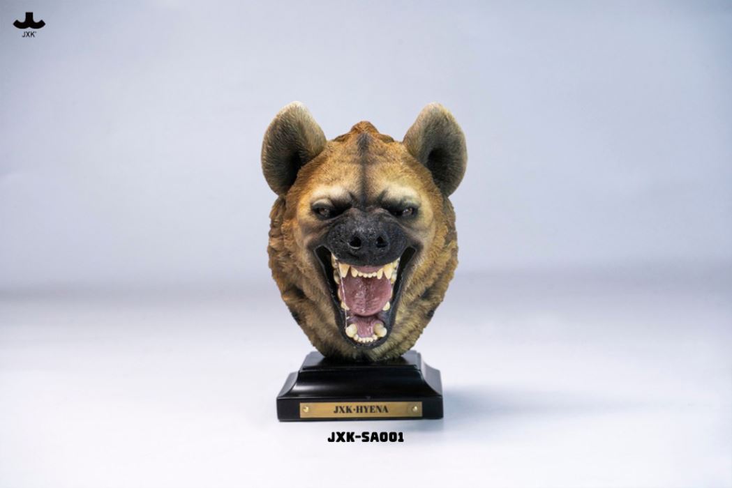 Hyena Head Sculpture