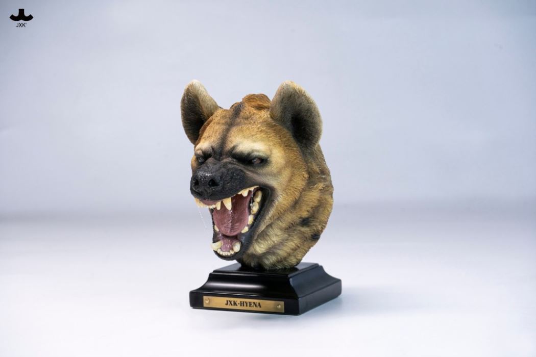 Hyena Head Sculpture