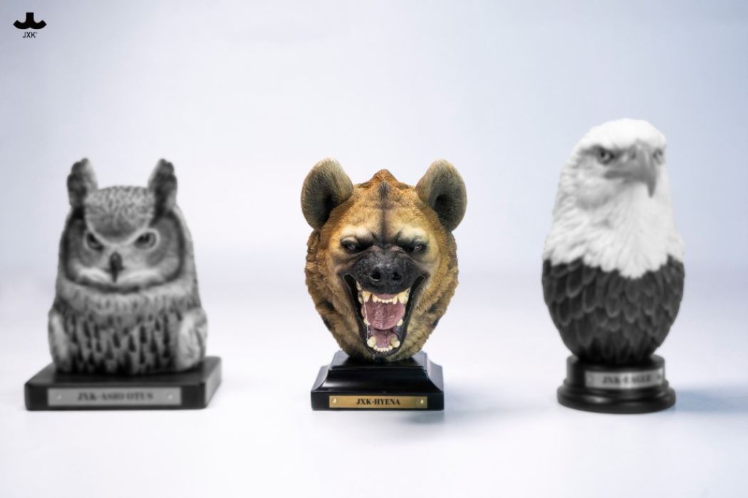 Hyena Head Sculpture