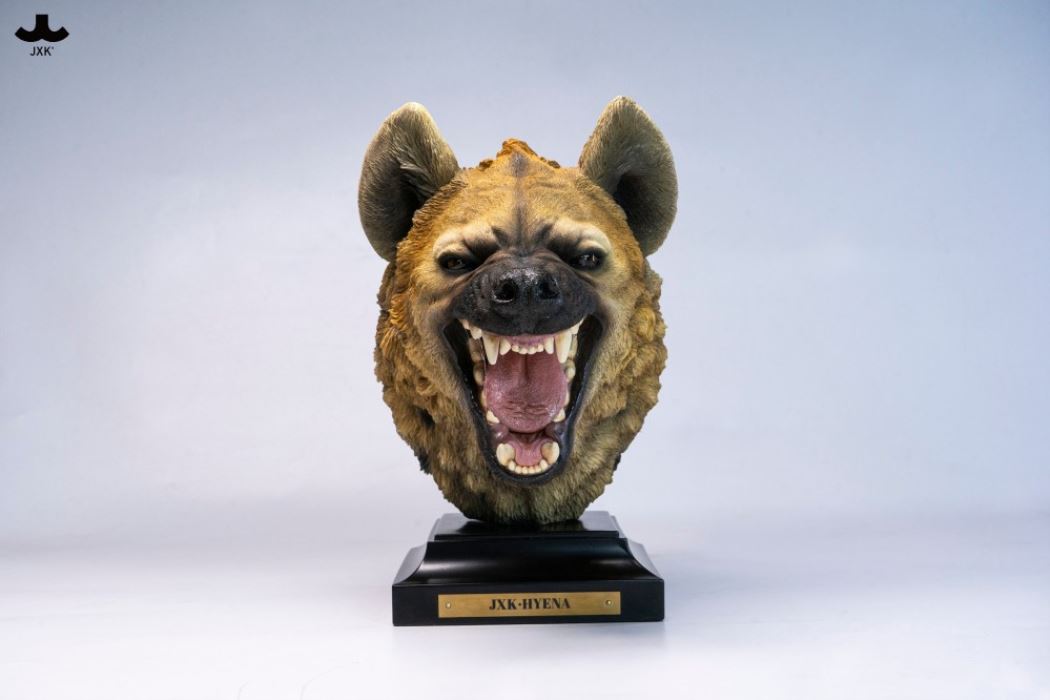 Hyena Head Sculpture