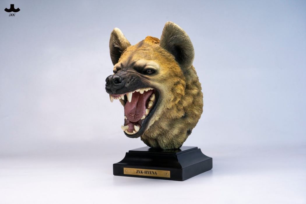 Hyena Head Sculpture
