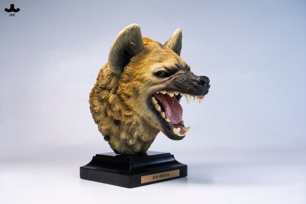 Hyena Head Sculpture