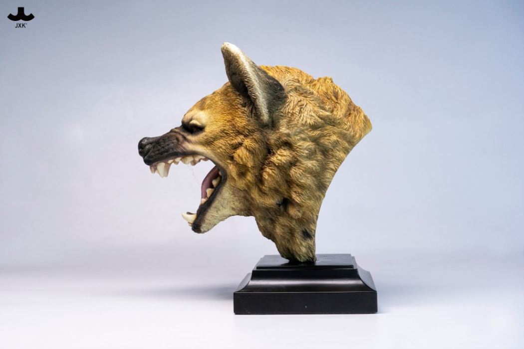 Hyena Head Sculpture