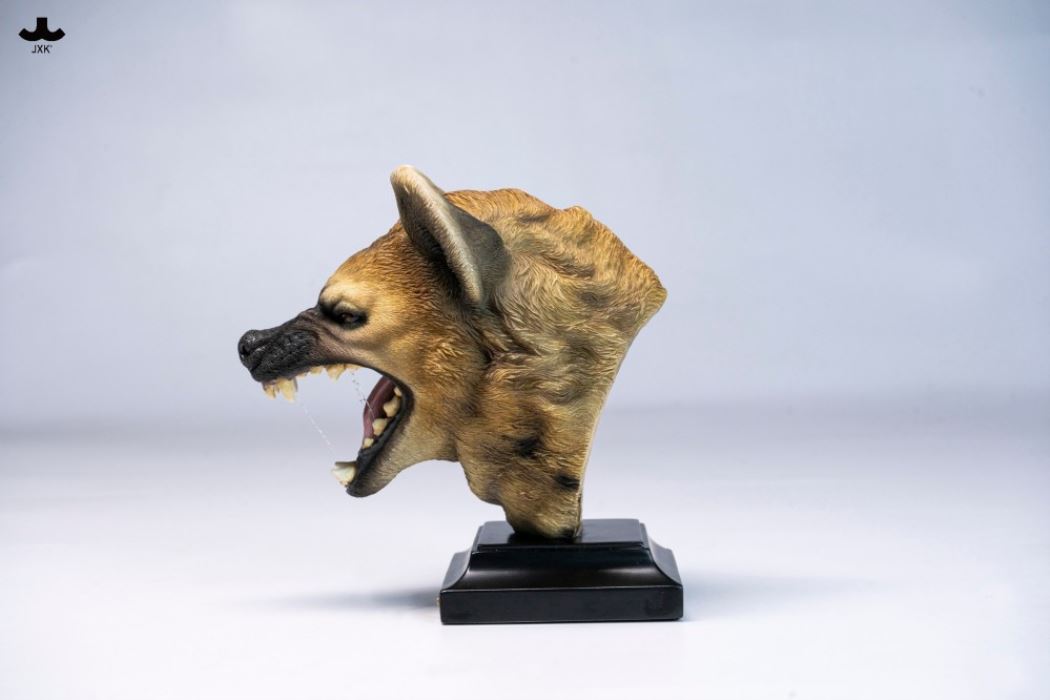 Hyena Head Sculpture