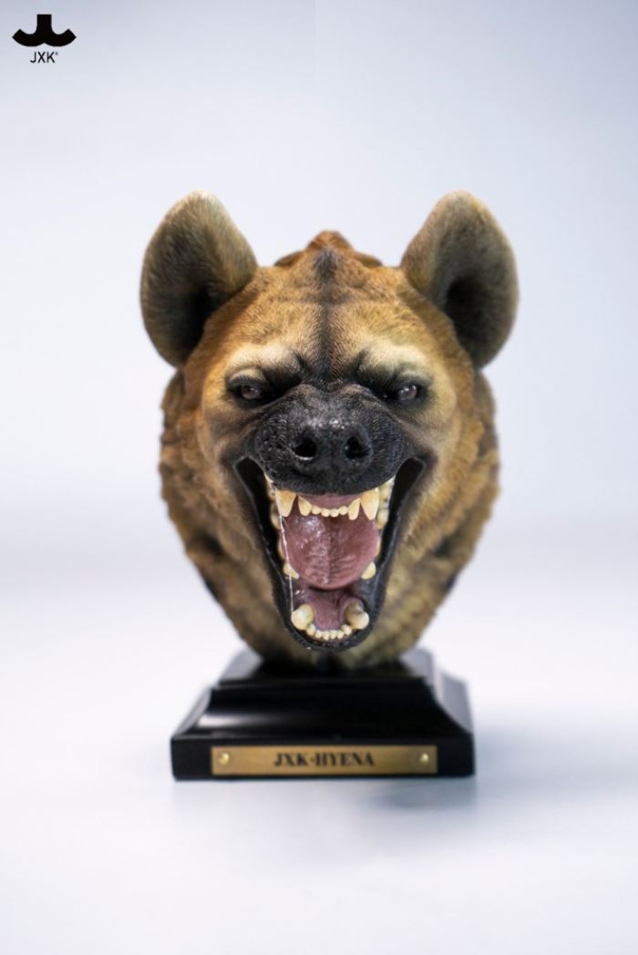 Hyena Head Sculpture