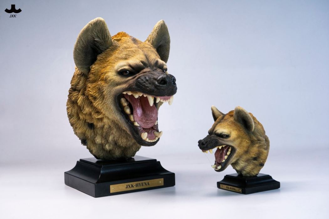 Hyena Head Sculpture