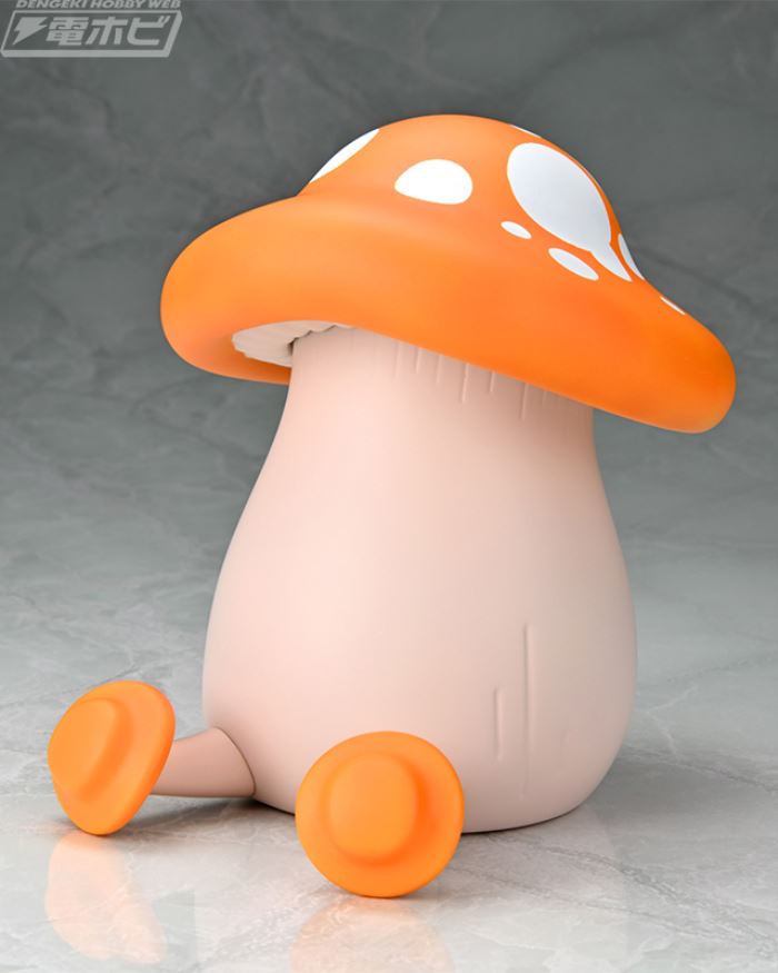 Soft Vinyl Walking Mushroom [Orange]