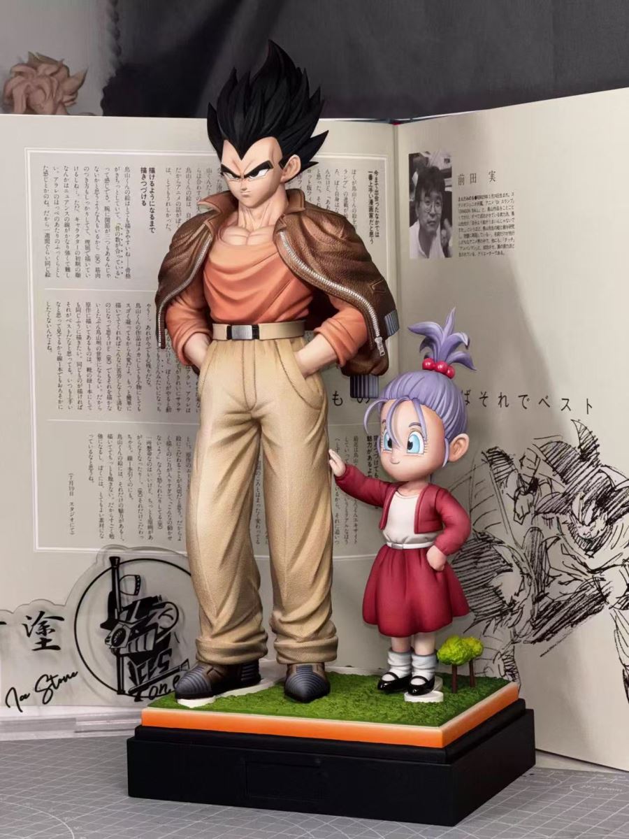 Father Vegeta and Daughter Bra - Dragon Ball