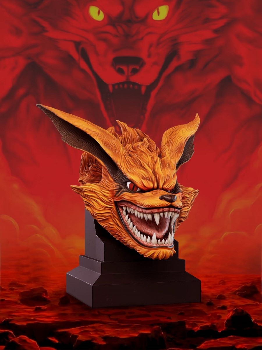 Nine-Tailed Head Sculpture - Naruto