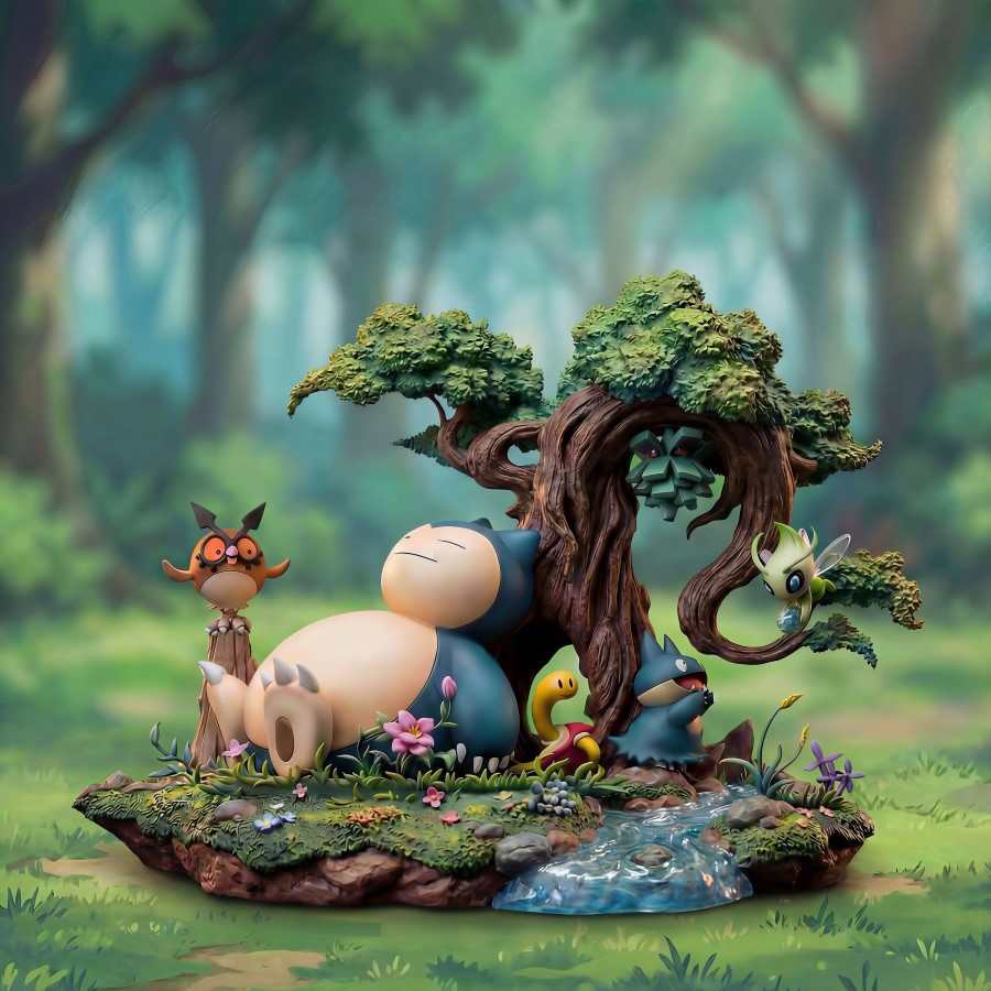 Sleeping Snorlax - Pokemon