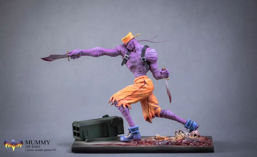 Mummy and Giuzu - Captain Commando