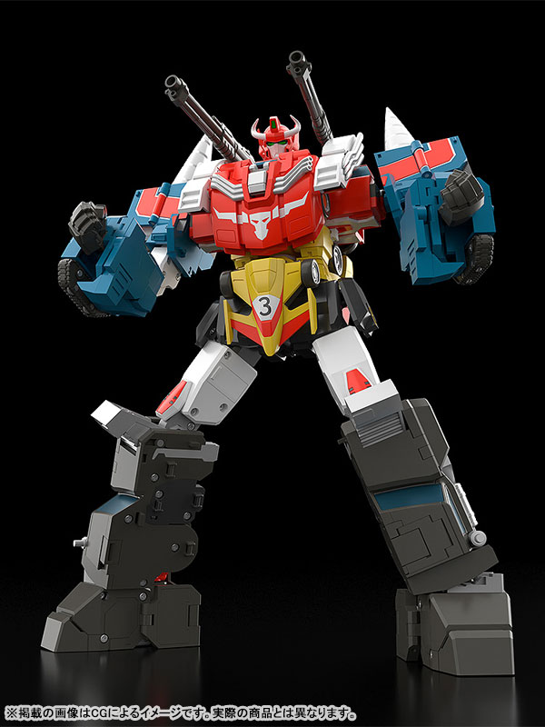 THE GATTAI The Brave Fighter of Legend Da-Garn Land Bison