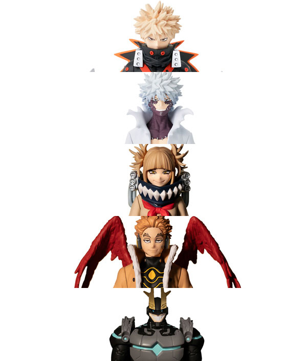 COLLEKAZARO My Hero Academia - Katsuki Bakugo / Armored All Might / Hawks / Dabi / Himiko Toga