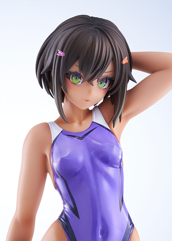 ARMS NOTE Buchou-chan of the Swimming Club Swimsuit Ver. [ Purple / White / Black] 1/7