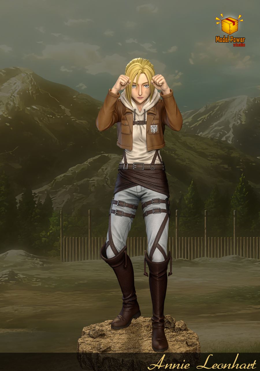 Fighting Pose Annie Leonhart - Attack On Titan