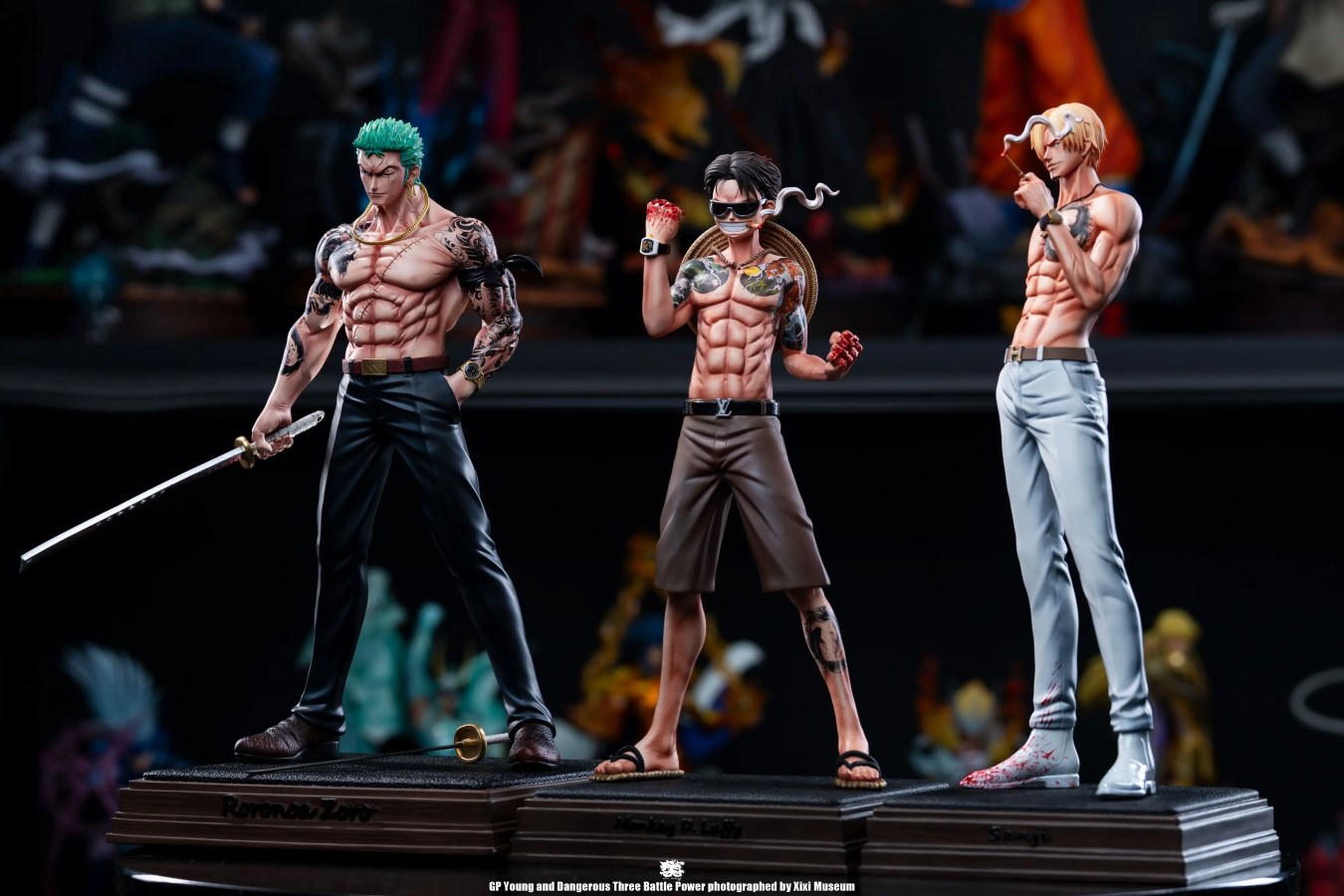 Luffy, Sanji and Zoro - One Piece