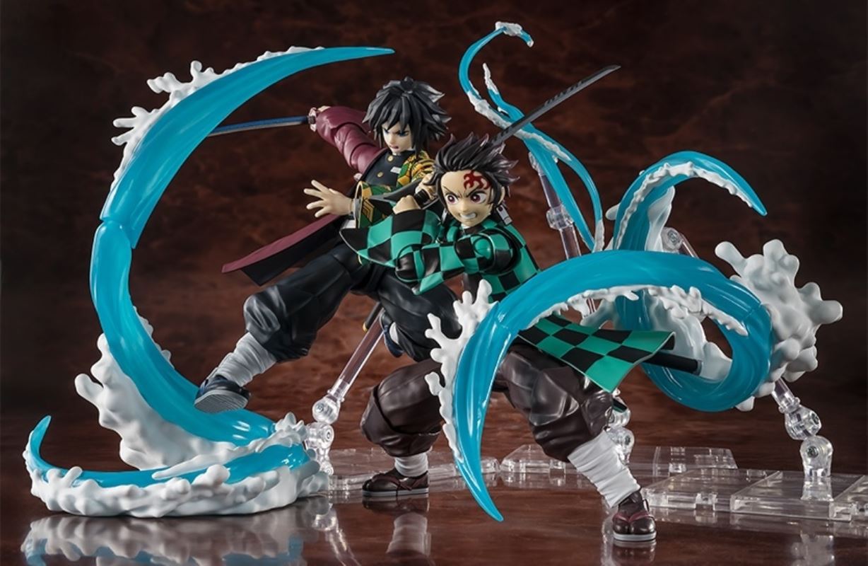 SHFiguarts Tanjiro Kamado & Giyu Tomioka Water Breathing Effect Parts Set