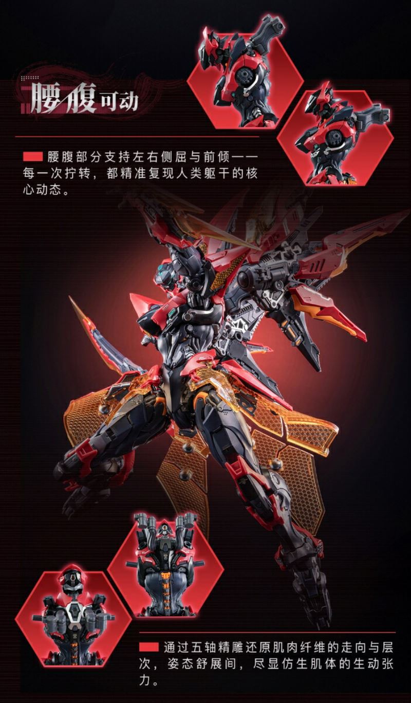 Honor of Kings - Crimson Heaven Armor Plastic Kit