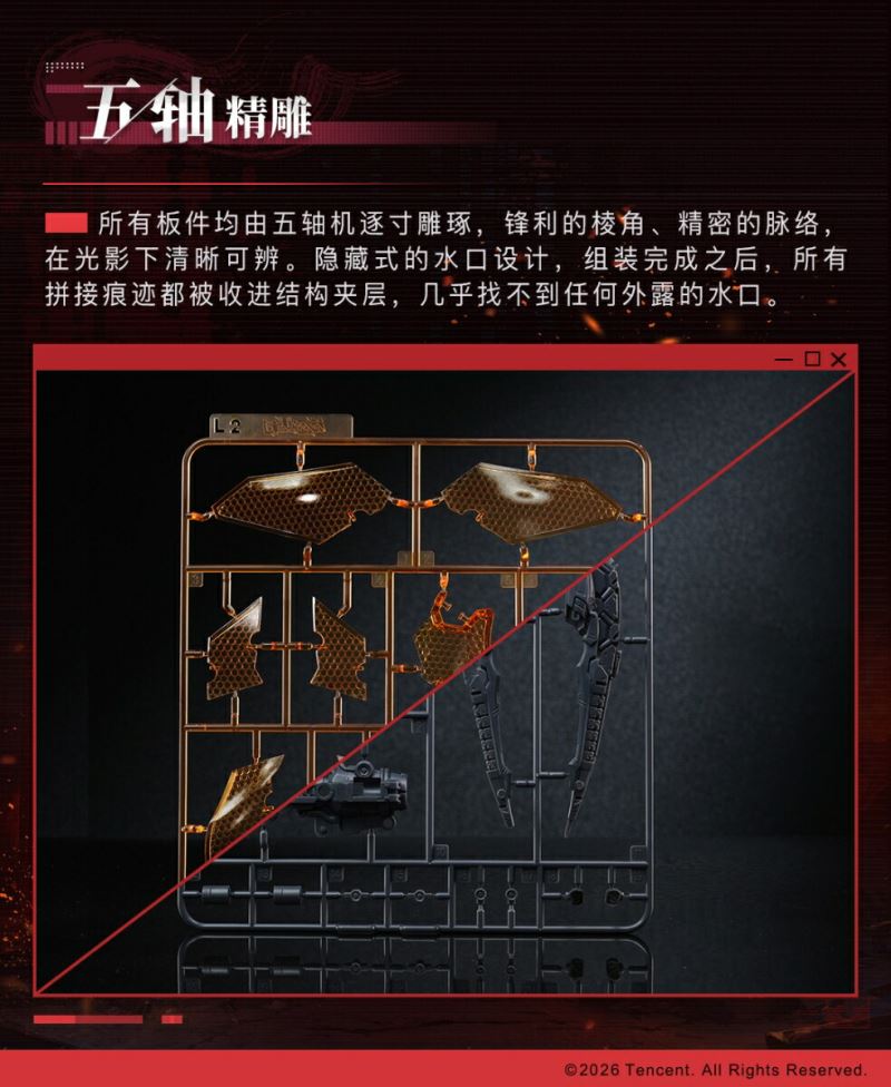 Honor of Kings - Crimson Heaven Armor Plastic Kit