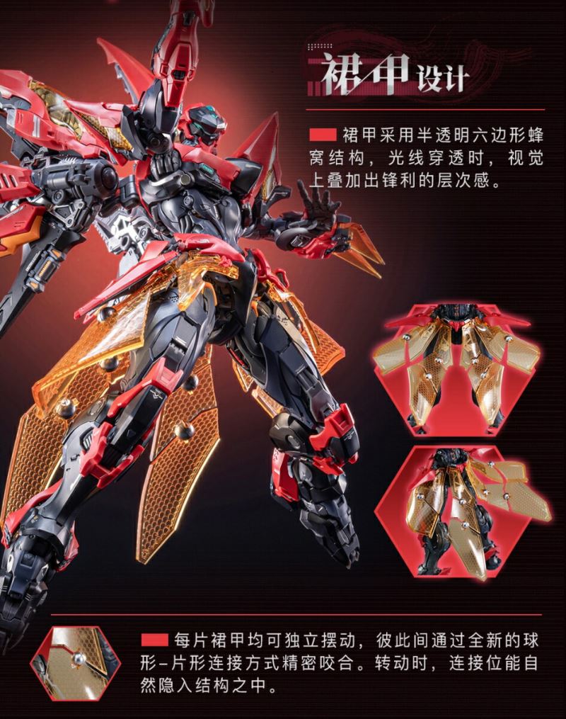 Honor of Kings - Crimson Heaven Armor Plastic Kit