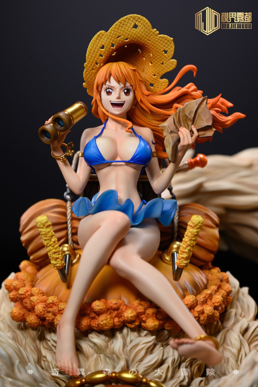 Nami & Long-eared cat - One Piece