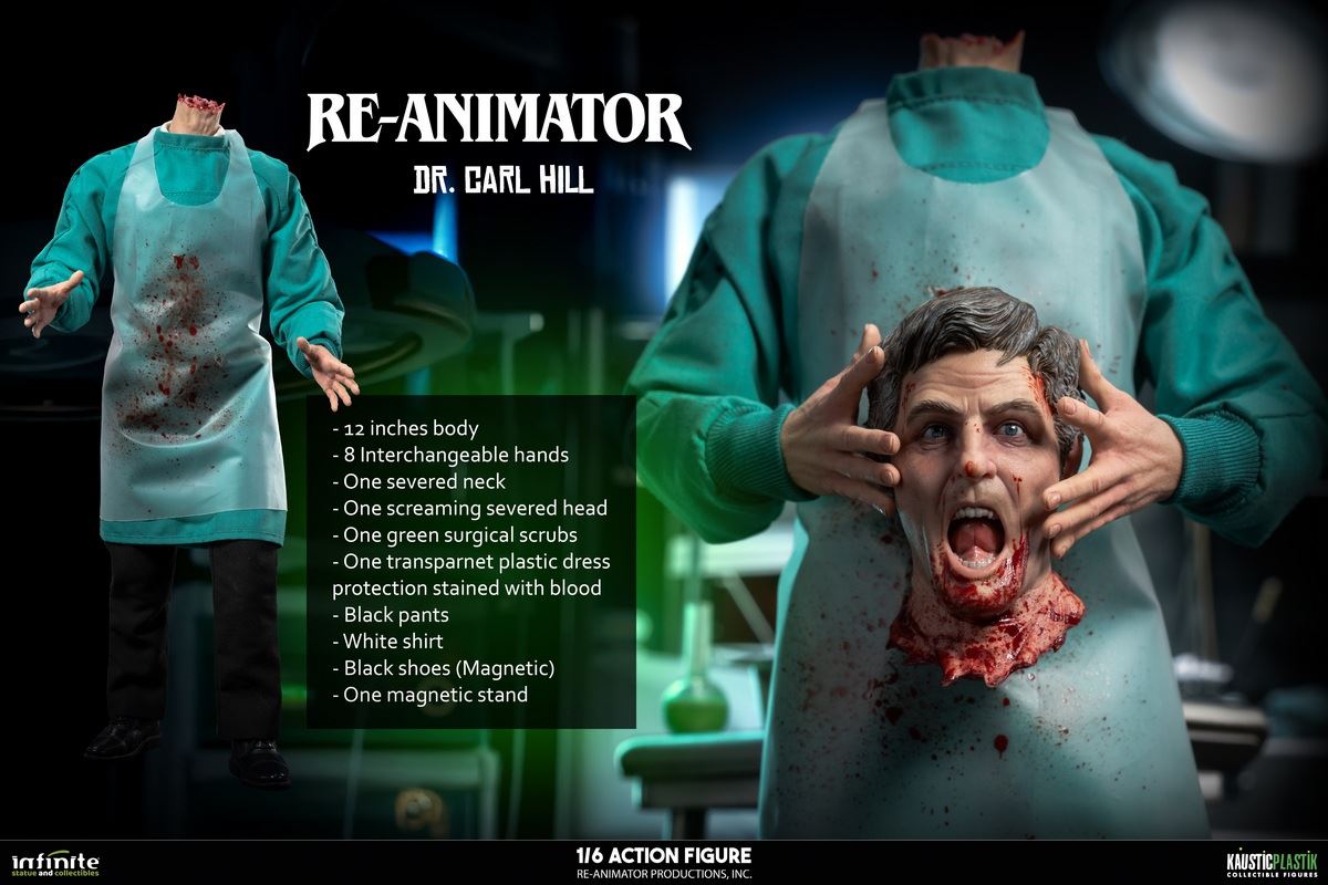 RE-ANIMATOR DOCTOR CARL HILL 1/6
