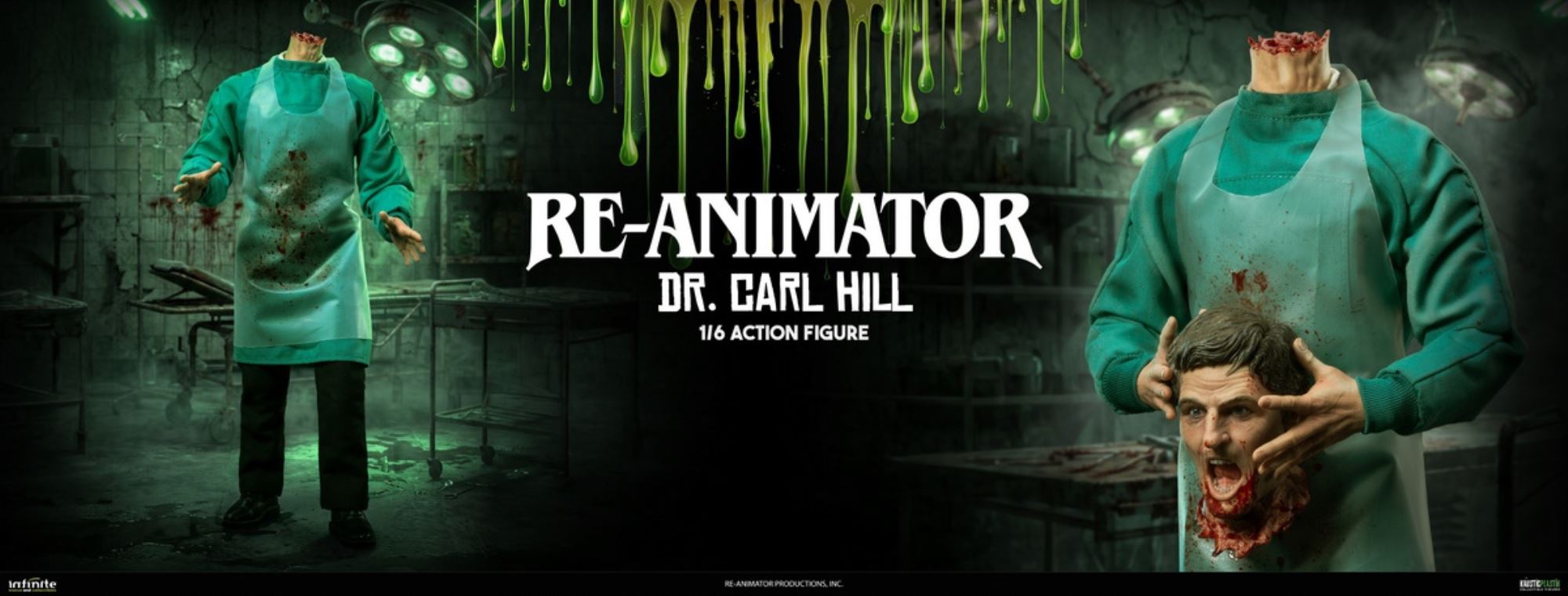 RE-ANIMATOR DOCTOR CARL HILL 1/6