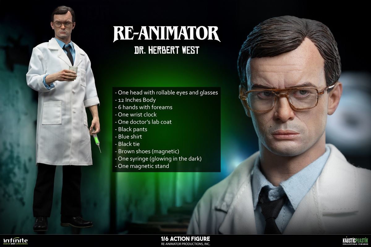 RE-ANIMATOR DOCTOR HERBERT WEST 1/6