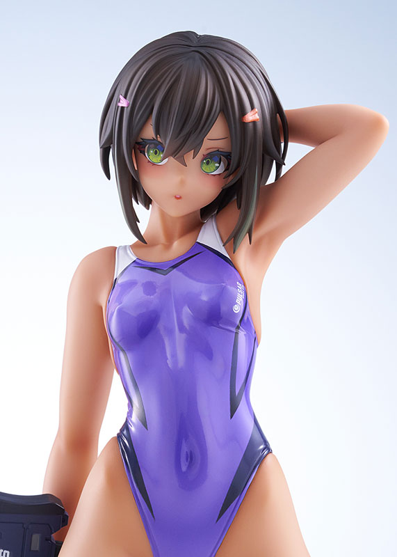 ARMS NOTE Buchou-chan of the Swimming Club Swimsuit Ver. [ Purple / White / Black] 1/7
