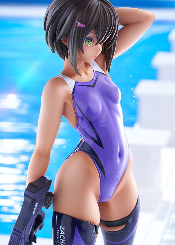 ARMS NOTE Buchou-chan of the Swimming Club Swimsuit Ver. [ Purple / White / Black] 1/7