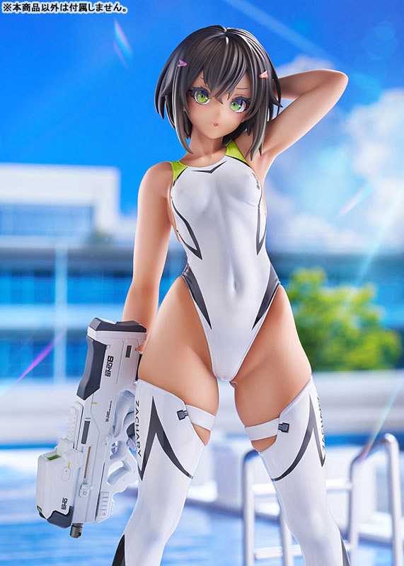 ARMS NOTE Buchou-chan of the Swimming Club Swimsuit Ver. [ Purple / White / Black] 1/7