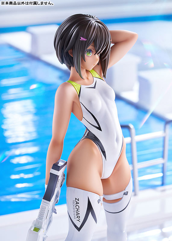 ARMS NOTE Buchou-chan of the Swimming Club Swimsuit Ver. [ Purple / White / Black] 1/7