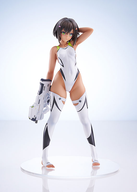 ARMS NOTE Buchou-chan of the Swimming Club Swimsuit Ver. [ Purple / White / Black] 1/7