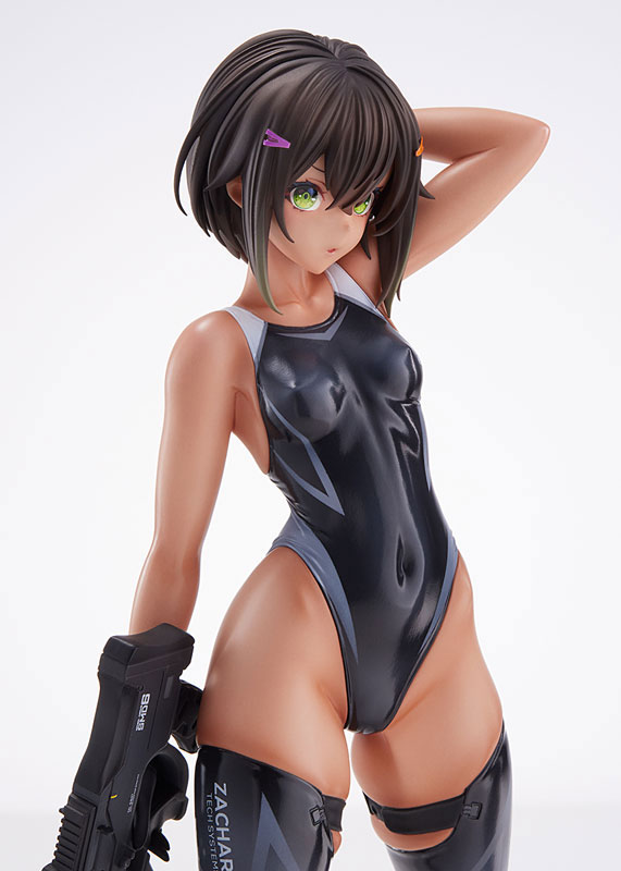 ARMS NOTE Buchou-chan of the Swimming Club Swimsuit Ver. [ Purple / White / Black] 1/7
