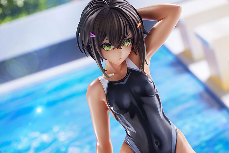 ARMS NOTE Buchou-chan of the Swimming Club Swimsuit Ver. [ Purple / White / Black] 1/7