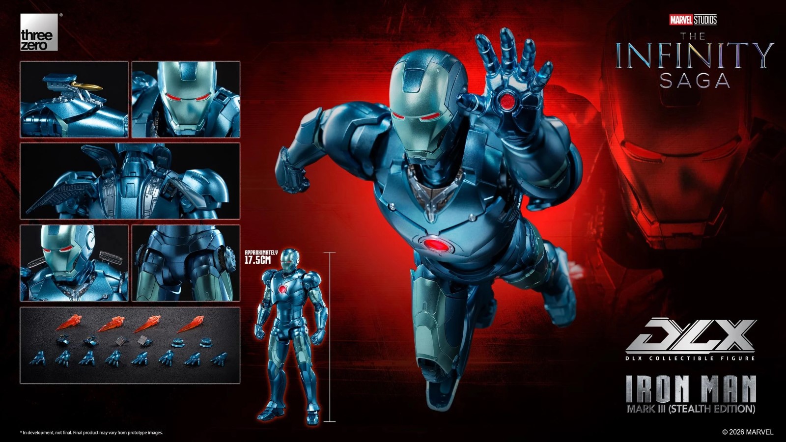 DLX Iron Man Mark 3 (Stealth Edition) - Marvel Studios: Infinity Saga
