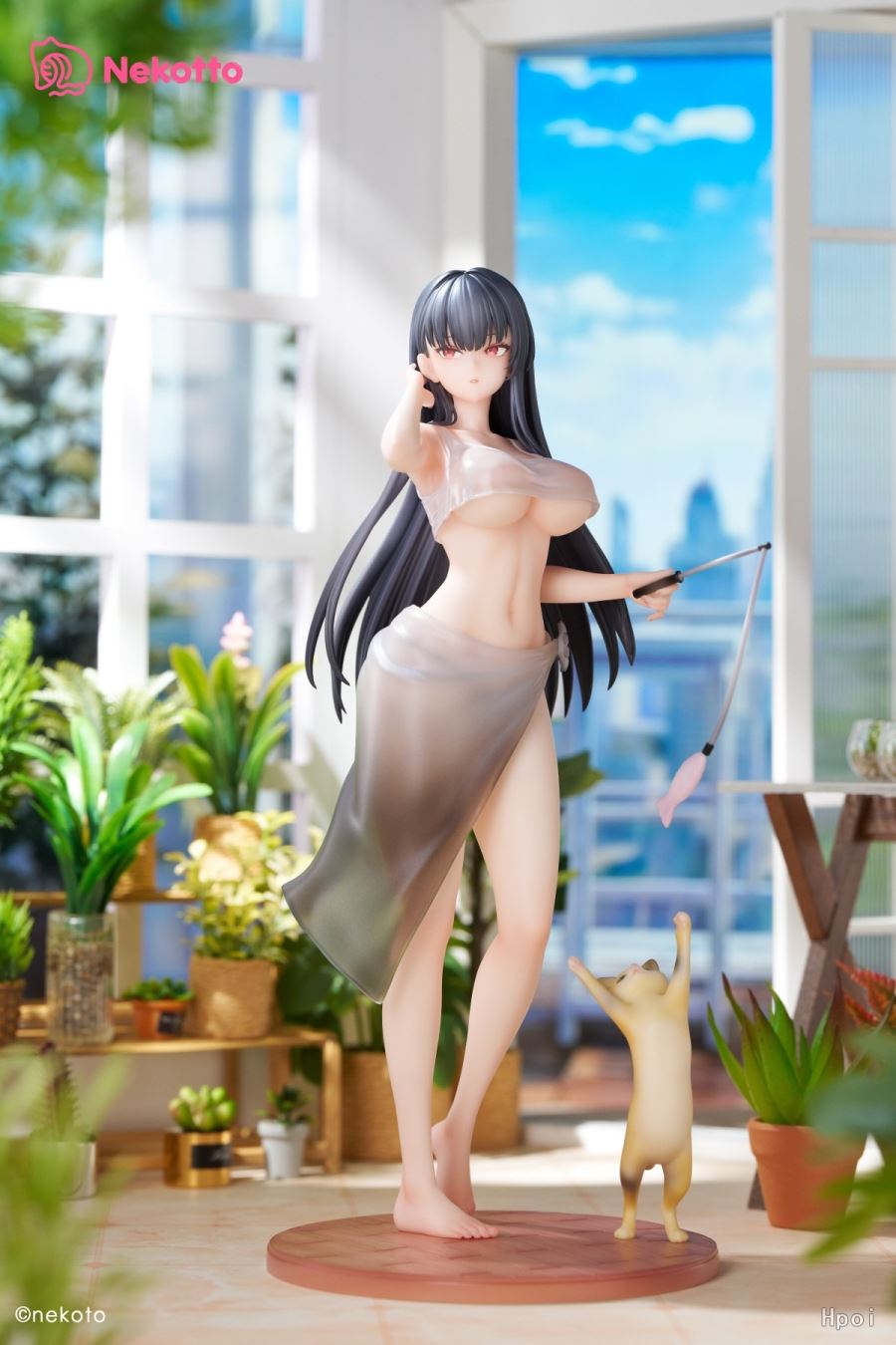 Cat-Playing Girl Kioto 1/6