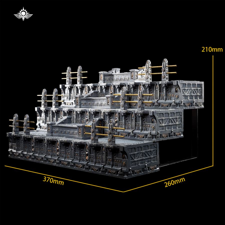 Steel Forged Warhammer Type Bro Mountain 2.0 Stepped Infinite Assembly Display Stand