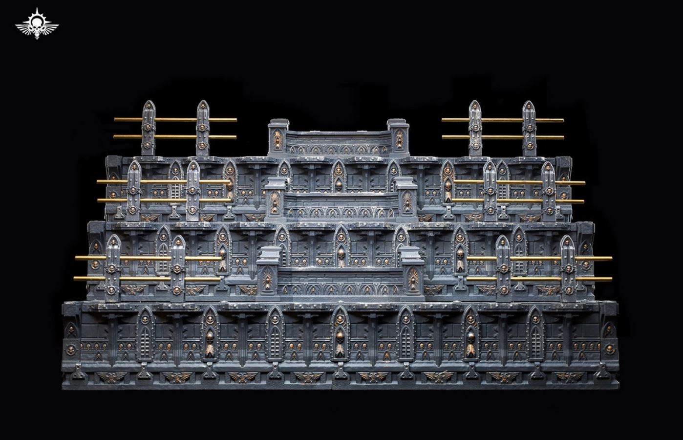 Steel Forged Warhammer Type Bro Mountain 2.0 Stepped Infinite Assembly Display Stand