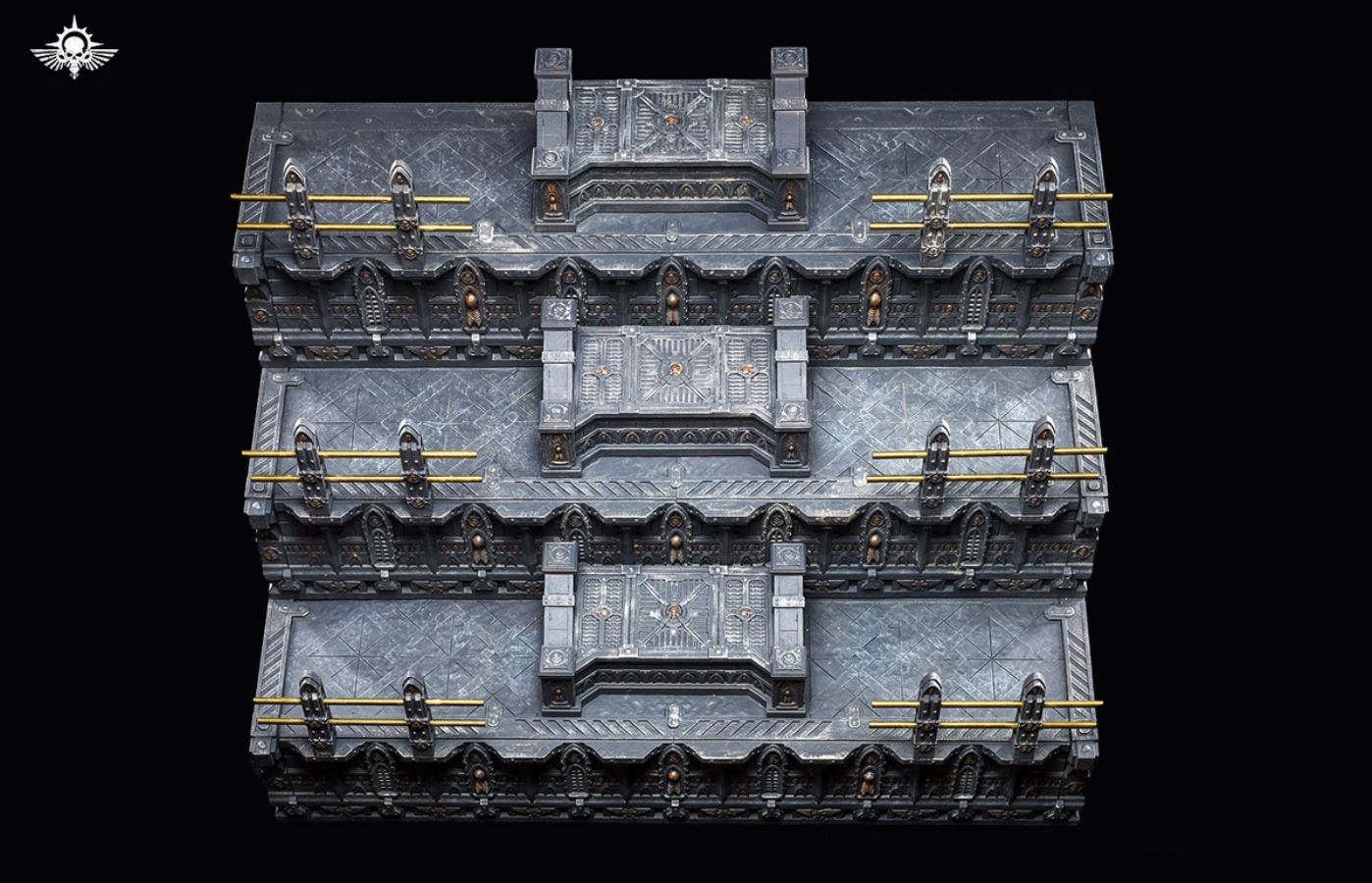 Steel Forged Warhammer Type Bro Mountain 2.0 Stepped Infinite Assembly Display Stand