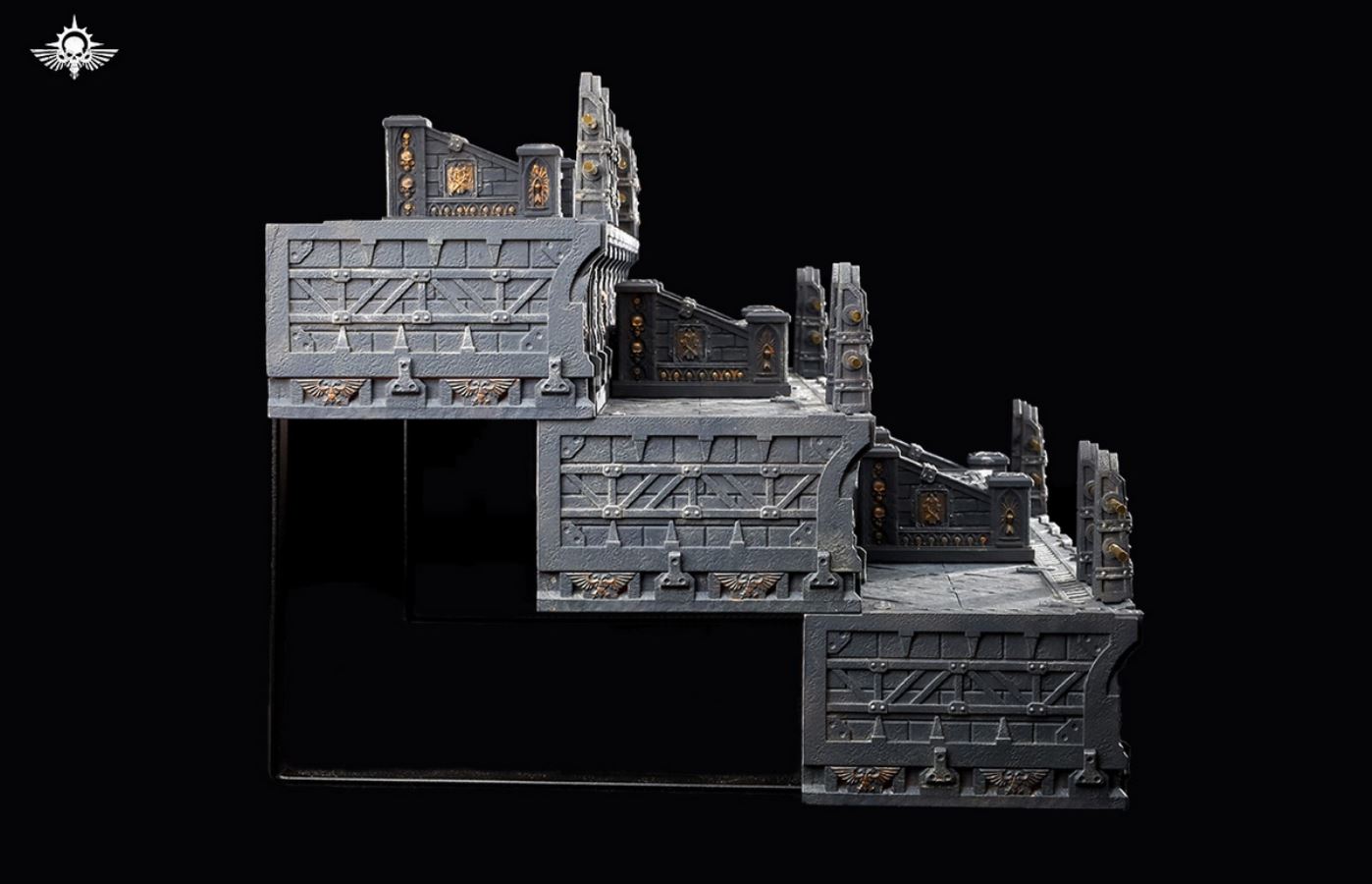 Steel Forged Warhammer Type Bro Mountain 2.0 Stepped Infinite Assembly Display Stand