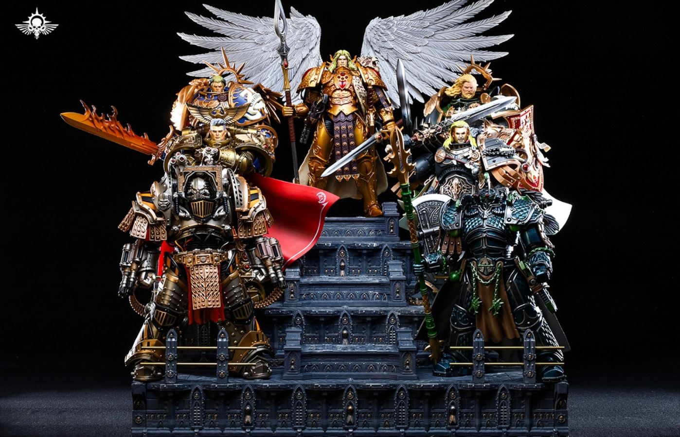 Steel Forged Warhammer Type Bro Mountain 2.0 Stepped Infinite Assembly Display Stand