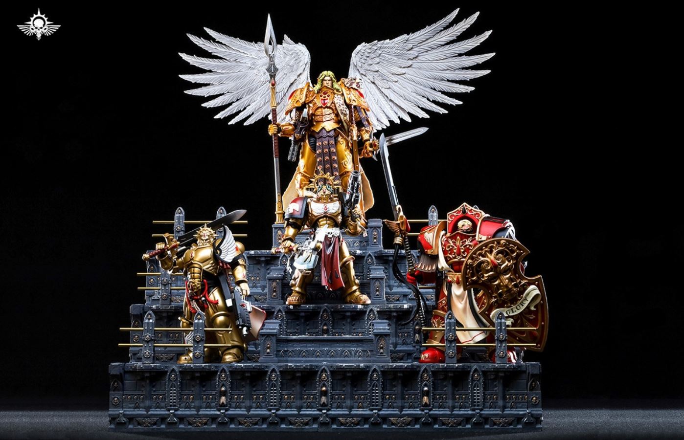 Steel Forged Warhammer Type Bro Mountain 2.0 Stepped Infinite Assembly Display Stand