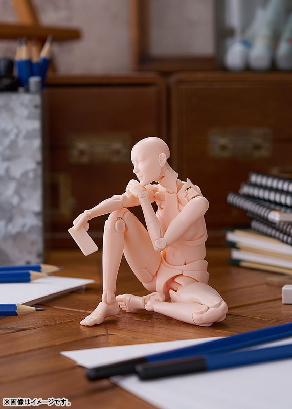 Nishimura Style Drawing Doll Olive [Gray / FLESH]