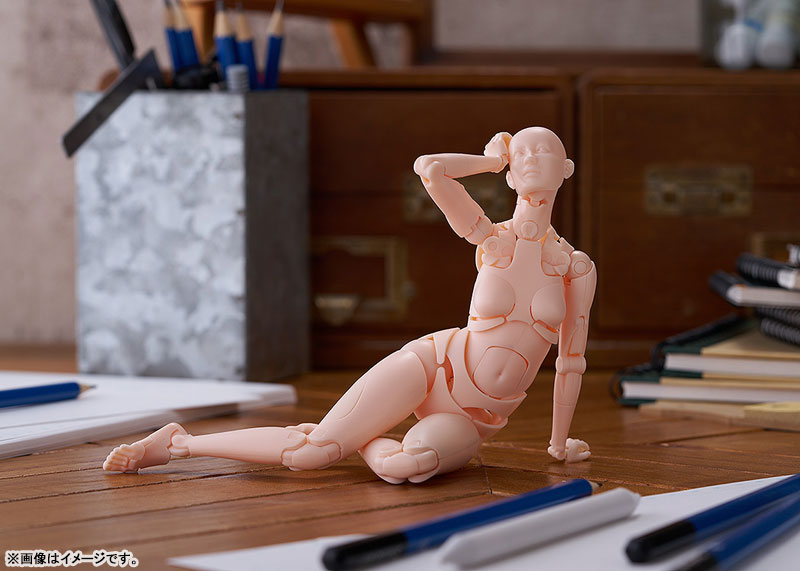 Nishimura Style Drawing Doll Olive [Gray / FLESH]