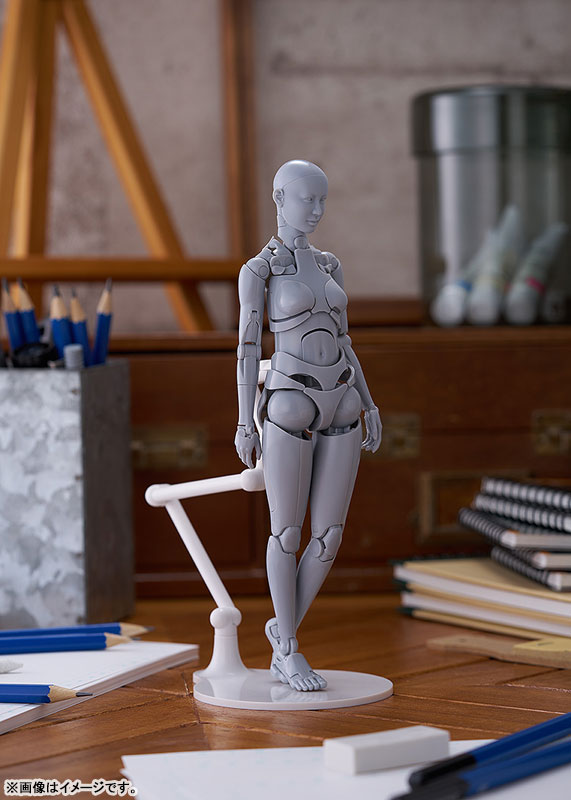 Nishimura Style Drawing Doll Olive [Gray / FLESH]