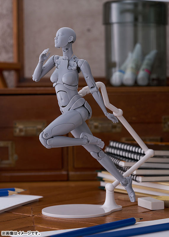 Nishimura Style Drawing Doll Olive [Gray / FLESH]