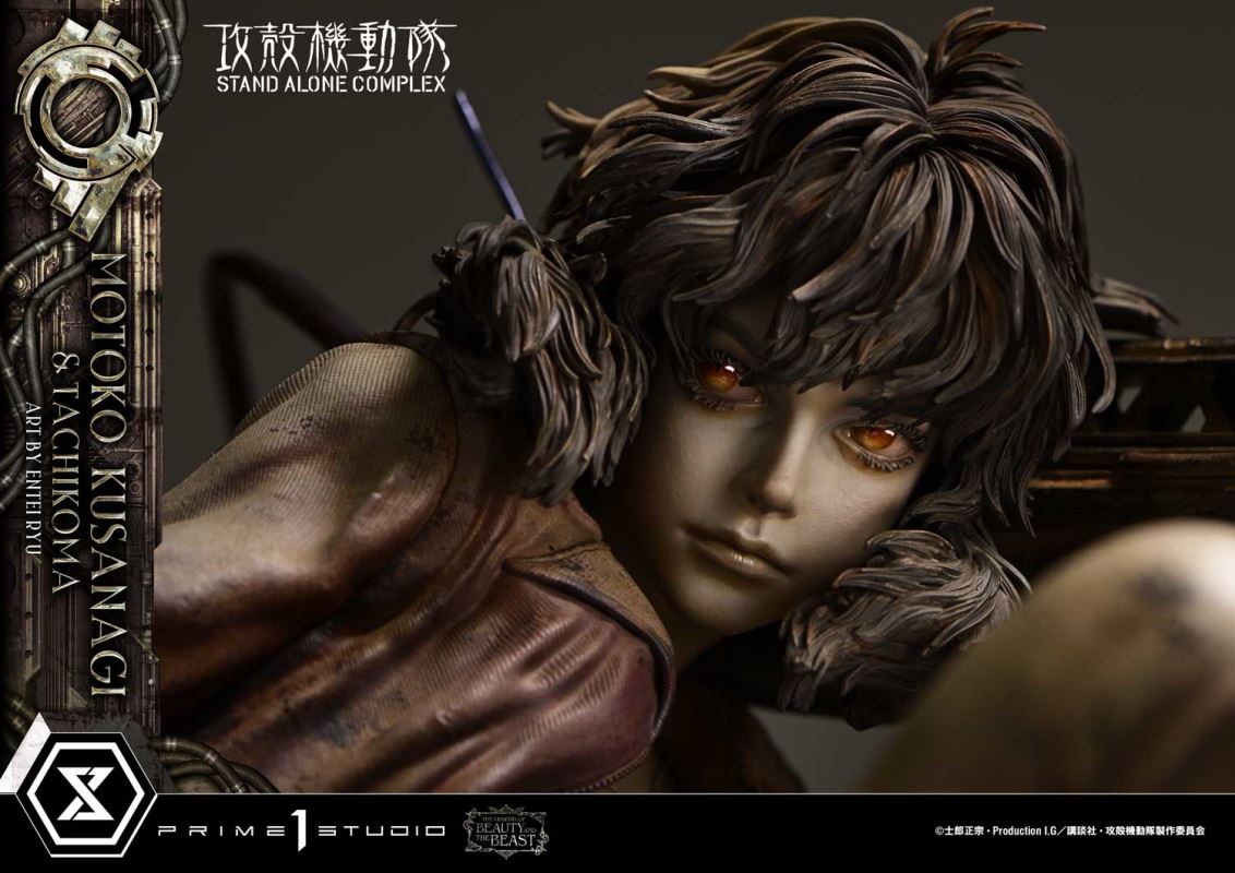 Motoko Kusanagi & Tachikoma - GHOST IN THE SHELL STAND ALONE COMPLEX Art by Entei Ryu